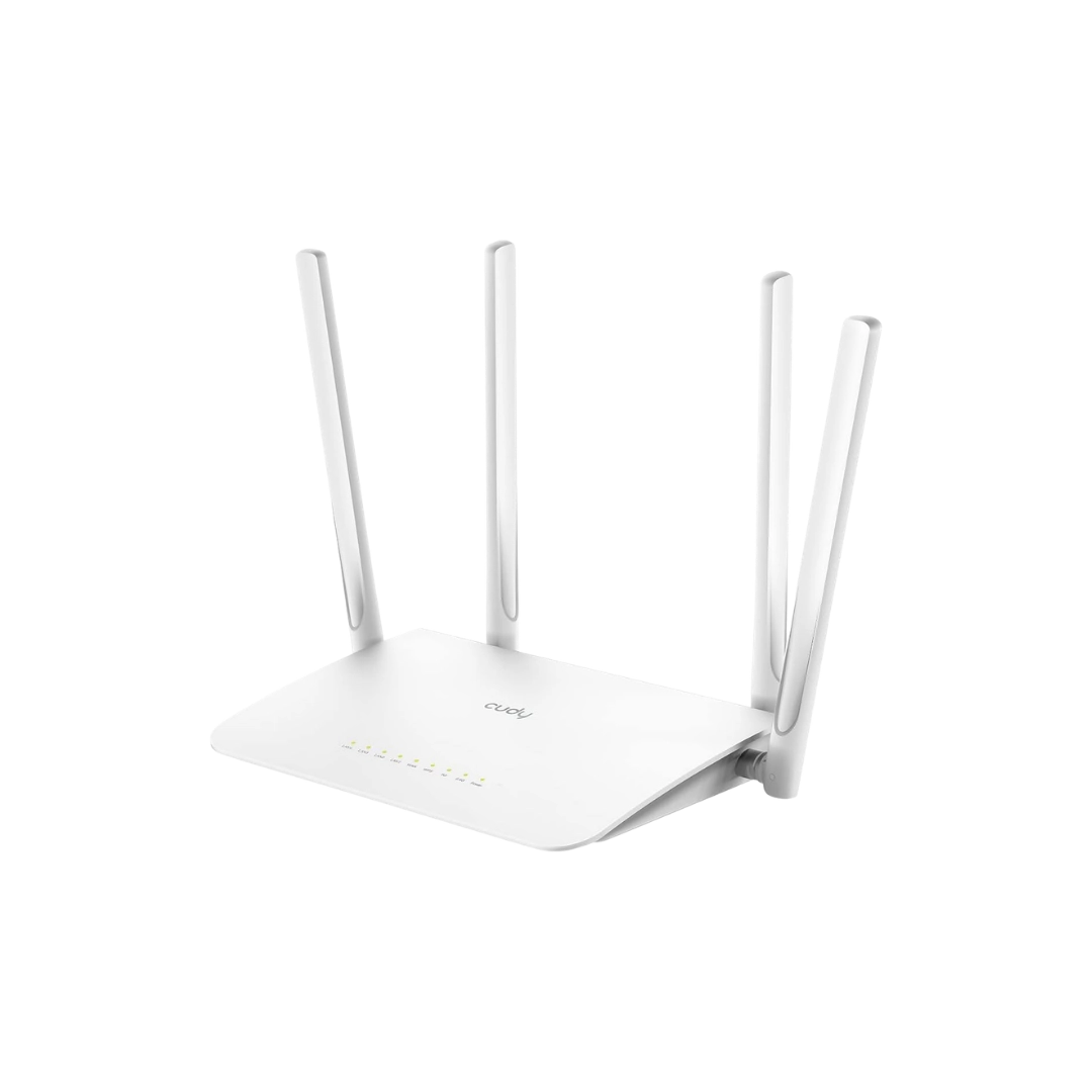 Cudy WR1300 AC1200 Gigabit Wi-Fi Mesh Router, Dual Band MU-MIMO Wireless Internet Router, 4 x Antennas, VPN, Guest Wi-Fi and AP Mode, Long Range Coverage