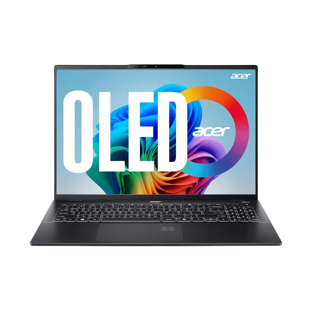 Acer Swift 16 AI Core Ultra 7 256V Series 2 Processor - 16GB RAM - 1TB NVMe SSD - 16" 2.8K OLED Touch Laptop - Intel ARC 140V Graphics - Copilot+ PC - Backlit Keyboard - FingerPrint Reader - Windows 11 Home - Ice Black