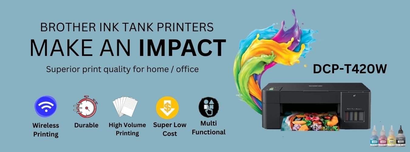 Brother DCP-T420W All-in One Ink Tank Printer with Built-in-Wireless Technology 13 Brother banner t 420 w 1