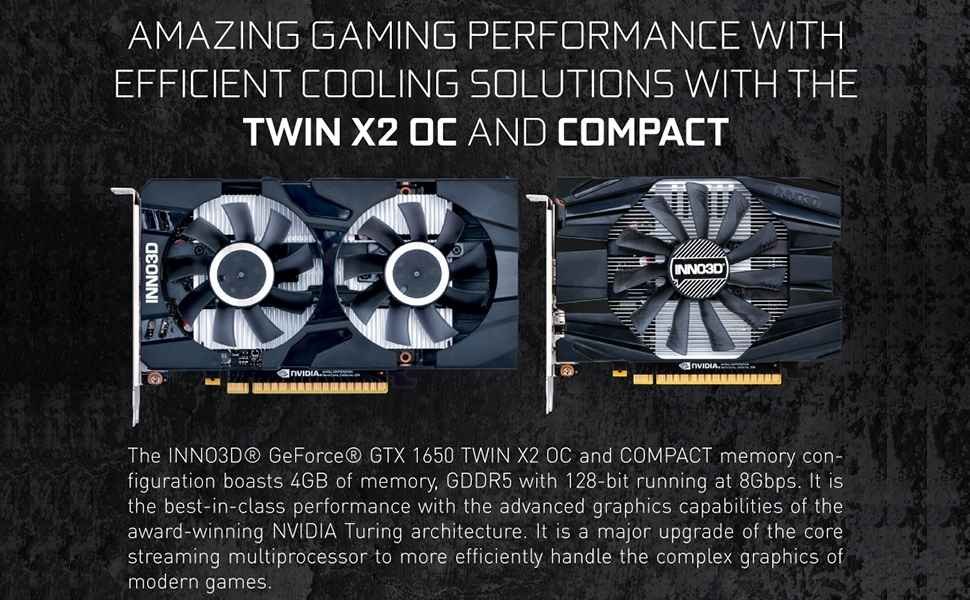 INNO3D GTX 1650 4GB Graphics Card