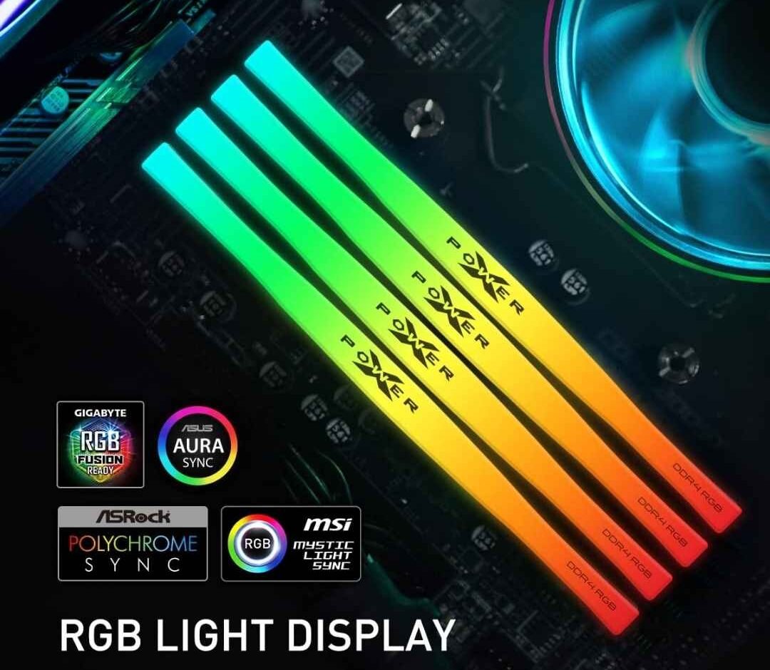 Silicon Power Zenith C18 16GB RGB Desktop RAM