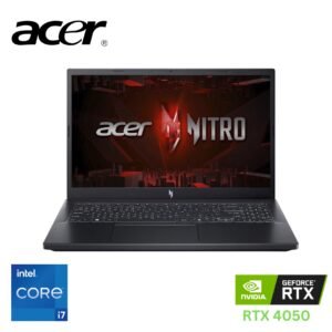 Acer Nitro V 15 Intel Core i7 13th Gen 13620H RTX 4050 6GB Graphics - 16GB DDR5 RAM - 512GB NVMe SSD - 15.6" FHD 144Hz Display - Backlit Keyboard - Black
