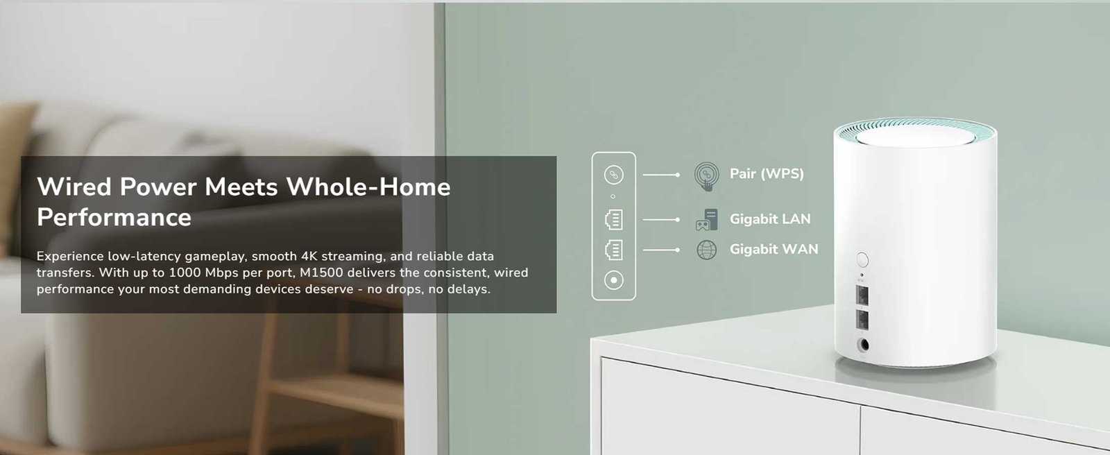 Cudy M1300 AC1200 Gigabit Mesh Wifi Router Nepal bn 7