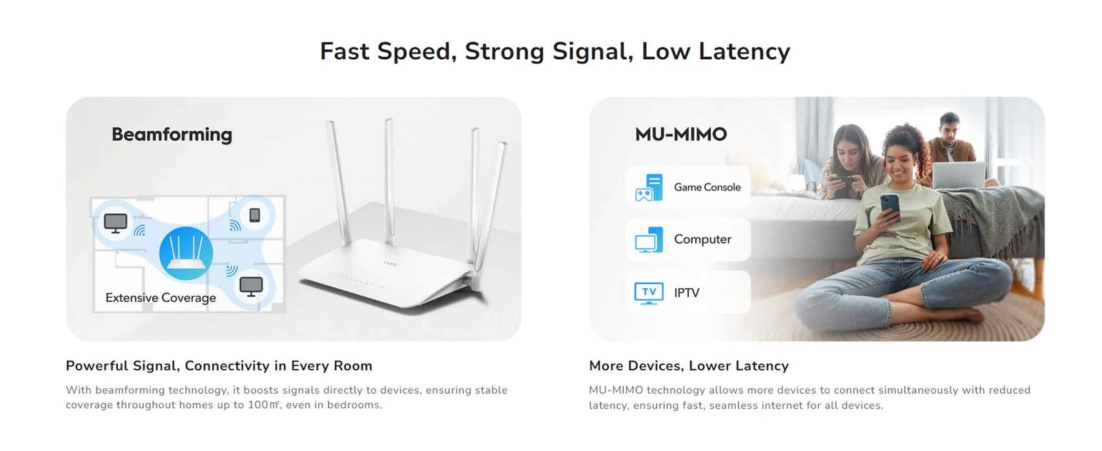 Dual Band Mesh WiFi Router