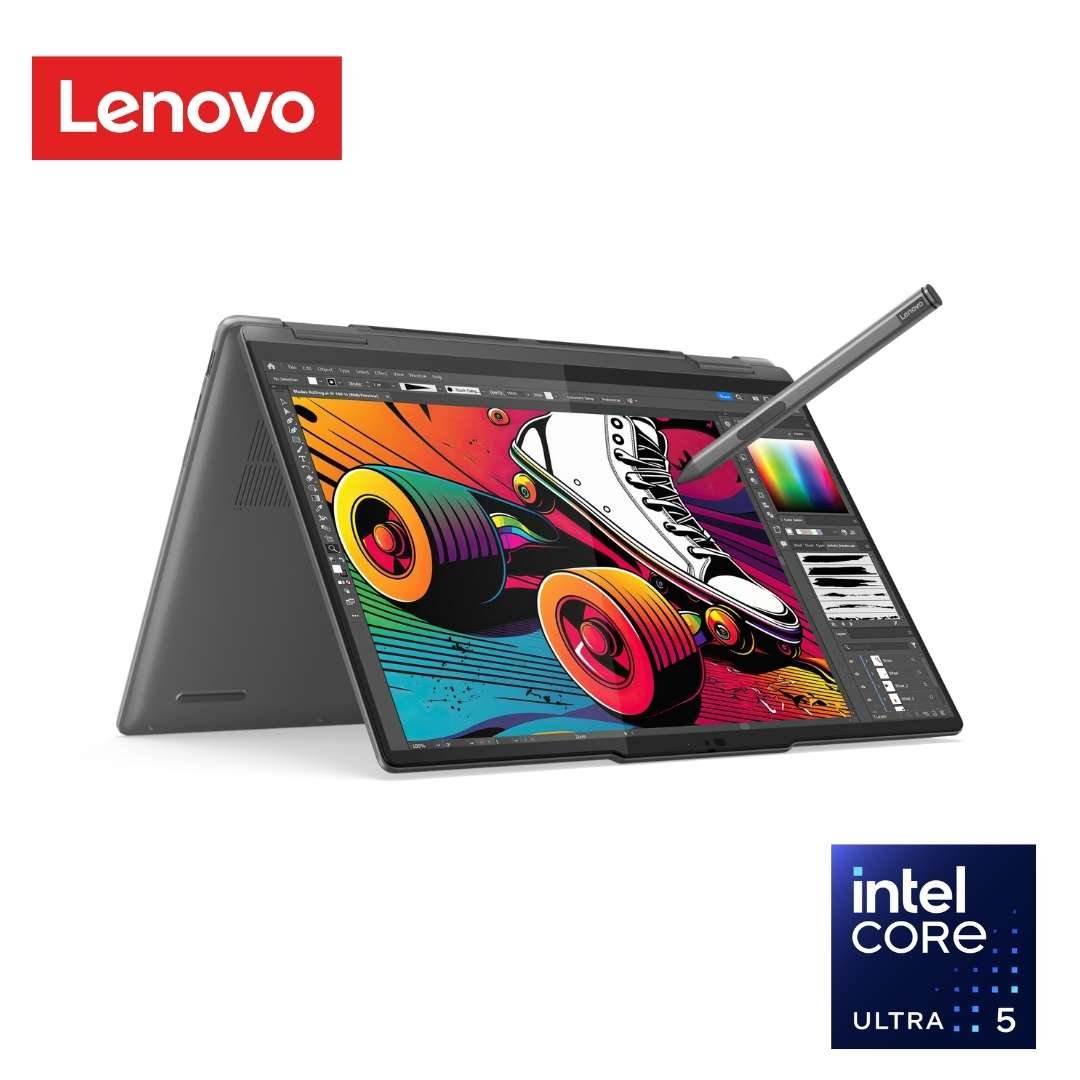 Lenovo YOGA 7 2-in-1 Intel Core Ultra 5 125U - 16GB DDR5 RAM - 512GB NVMe SSD - Intel Integrated Graphics - 16" 2K WUXGA Touch Display - Backlit Keyboard - FingerPrint Reader 1 Lenovo YOGA 7 2-in-1 Intel Core Ultra 5 125U - 16GB DDR5 RAM - 512GB NVMe SSD - Intel Integrated Graphics - 16" 2K WUXGA Touch Display - Backlit Keyboard - FingerPrint Reader