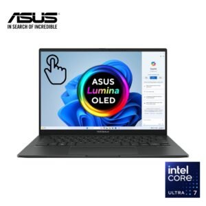 Asus Zenbook 14 OLED Q425MA - Intel EVO Ultra 7 155H - 16GB DDR5 RAM - 1TB NVMe Gen 4 SSD - Intel ARC Graphics - 14" WUXGA OLED Touch Display - Backlit Keyboard