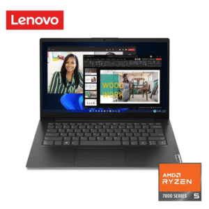 Lenovo V14 AMD Ryzen 5 7520U - 16GB DDR5 RAM - 512GB NVMe SSD - 14" FHD Display - AMD Radeon Integrated Graphics - Black