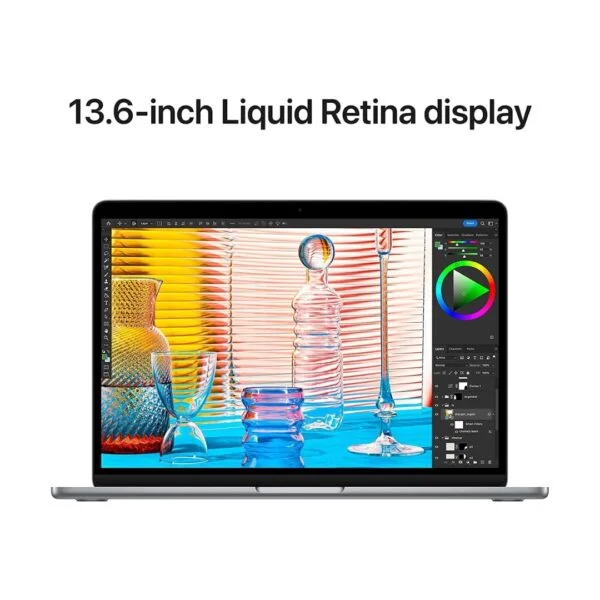 Apple MacBook M2 Air 2022 I 13.6" Liquid Retina Display I Apple M2 Chip I 8GB RAM I 256GB SSD I MidNight Black - Image 4