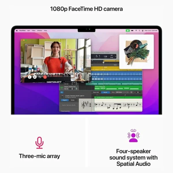 Apple MacBook M2 Air 2022 I 13.6" Liquid Retina Display I Apple M2 Chip I 8GB RAM I 256GB SSD I MidNight Black - Image 5