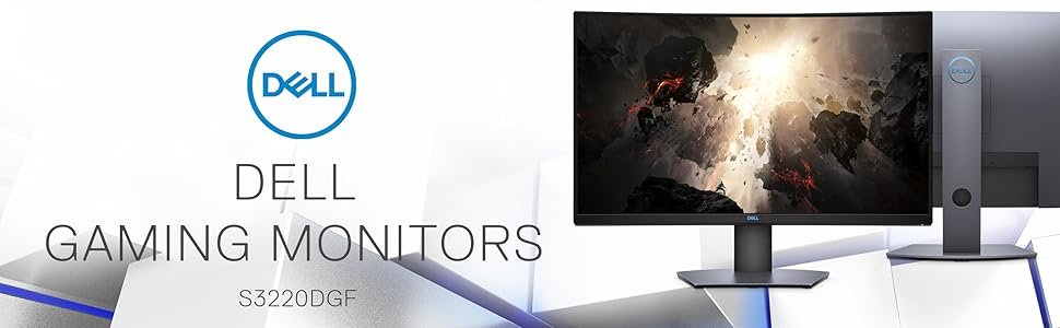 Dell S3220DGF 32 Inch Gaming Monitor - QHD ( 2560 x 1440 ) Resolution - 165Hz Refresh Rate - AMD Radeon FreeSync - Curved Design 14 Dell S3220DGF 32