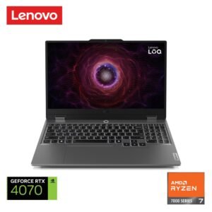 Lenovo LOQ 15 AMD Ryzen 7 7435HS RTX 4070 8GB Graphics - 16GB DDR5 RAM - 512GB NVMe SSD - 15.6" FHD 144Hz Display - Backlit Keyboard - Windows 11 Home
