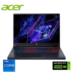 Acer Predator Helios Neo 16 Intel Core i7-14650HX 14th Generation - RTX 4060 8GB Graphics - 16GB DDR5 RAM - 1TB NVMe™ Gen 4 SSD - 16" WQXGA ( 2560 x 1600 ) 240Hz Display