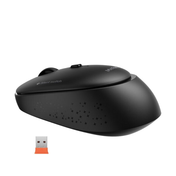 MeeTion MT – R571 2.4G Wireless Silent Optical Mouse - Black - Image 4