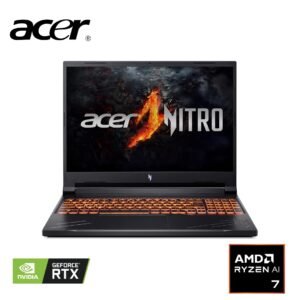 Acer NITRO V 16 AMD Ryzen 7 8845HS RTX 3050 6GB Graphics - 16GB DDR5 RAM - 512GB NVMe SSD - 16" WUXGA 165Hz Display - Windows 11 Home