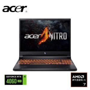 Acer NITRO V 16 AMD Ryzen 7 8845HS RTX 4060 8GB Graphics - 16GB DDR5 RAM - 1TB NVMe SSD - 16" WUXGA 165Hz Display - Windows 11 Home