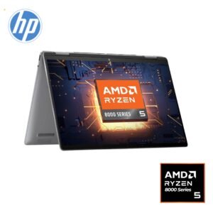 Dell Inspiron 14 7445 2-in-1 AMD Ryzen 5 8640HS – 16GB DDR5 RAM – 512GB NVMe SSD – AMD Radeon Integrated Graphics - 14″ FHD IPS + TouchScreen Display – Windows 11 Home – Fingerprint – Midnight Blue