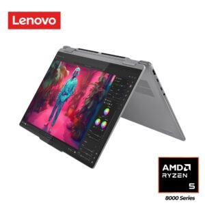 Lenovo YOGA 7 2-in-1 AMD Ryzen 5 8640HS - 8GB DDR5 RAM - 512GB NVMe SSD - 14" x360 2K Touchscreen Display - Backlit Keyboard - FingerPrint Reader - Windows 11 Home