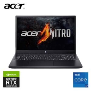Acer Nitro V 15 Intel Core i7 13th Gen 13620H RTX 3050 6GB Graphics - 16GB DDR5 RAM - 512GB NVMe Gen 4 SSD - 15.6" FHD 165Hz Display - Backlit Keyboard - Black