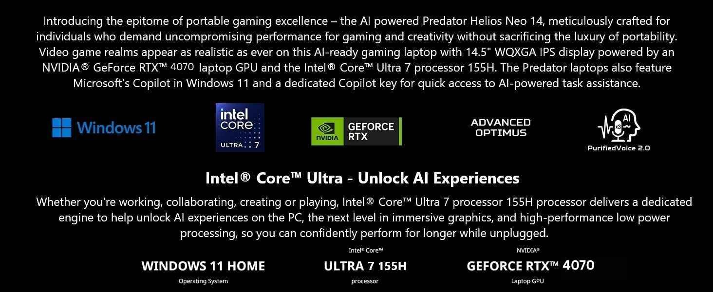 Acer Predator Helios Neo 14