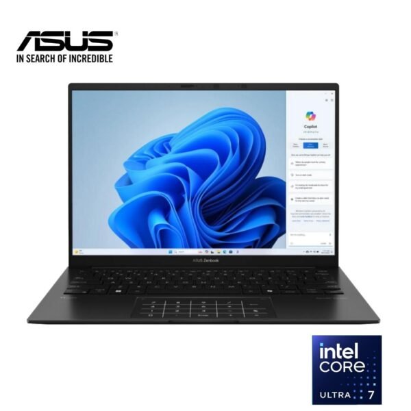 Asus zenbook laptop with oled and touch screen