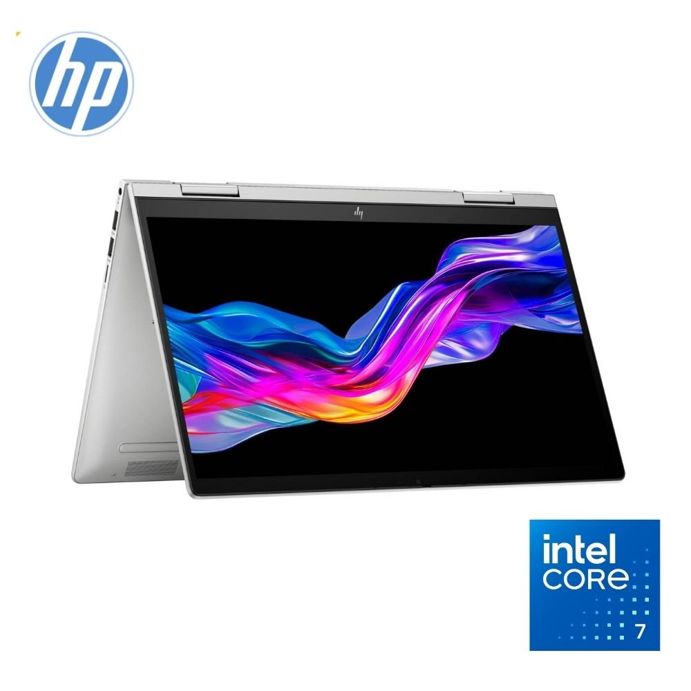 HP Envy X360 2-in-1 - Intel Core 7 150U Processor - 16GB DDR4 RAM - 512GB NVMe SSD - Intel Shared Graphics - 14" FHD TouchScreen Display - Windows 11 Home - Backlit Keyboard