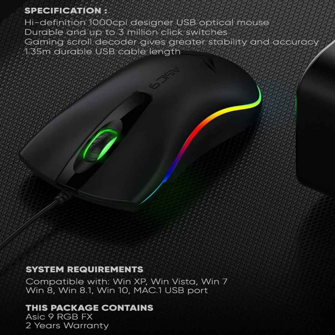 Alcatroz Asic 9 RGB FX Mouse 16 Alcatroz Asic 9 RGB FX Mouse