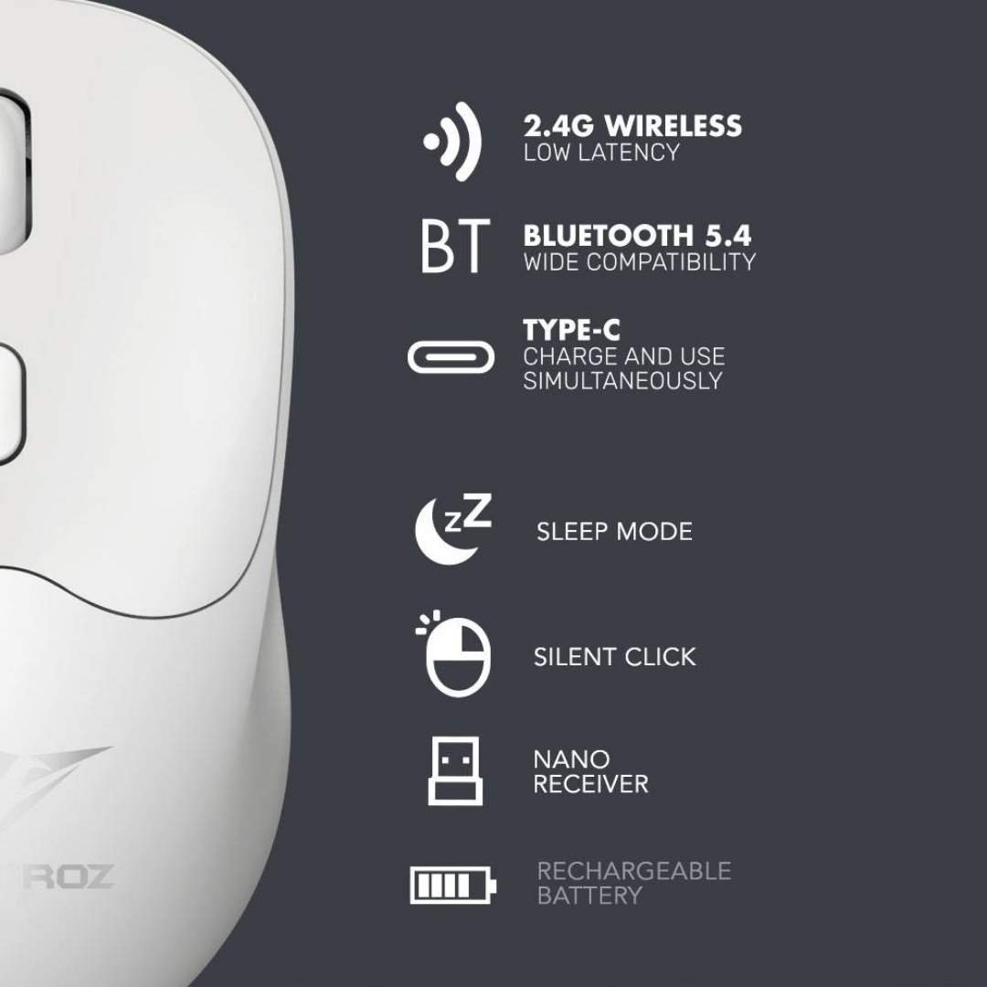 Alcatroz AirMouse DUO 6R Silent Mouse 19 Alcatroz AirMouse DUO 6R Silent Mouse