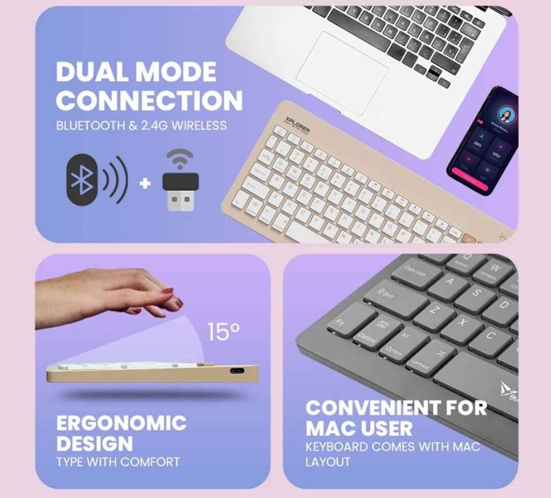 Alcatroz Xplorer Go BTR 200 Keyboard