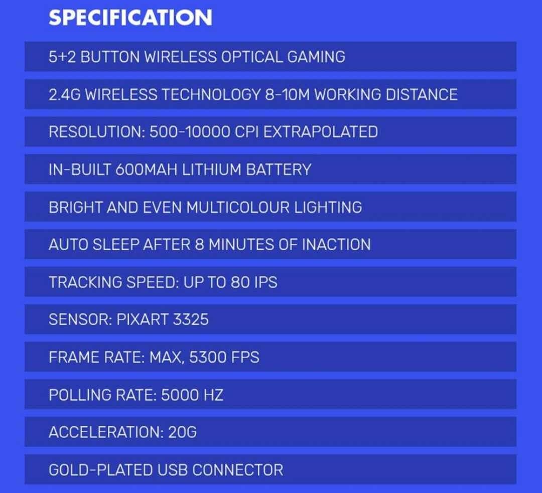 Armaggeddon Mikoyan Foxbat 3 Wireless Gaming Mouse 19 Armaggeddon Mikoyan Foxbat 3 Gaming Mouse