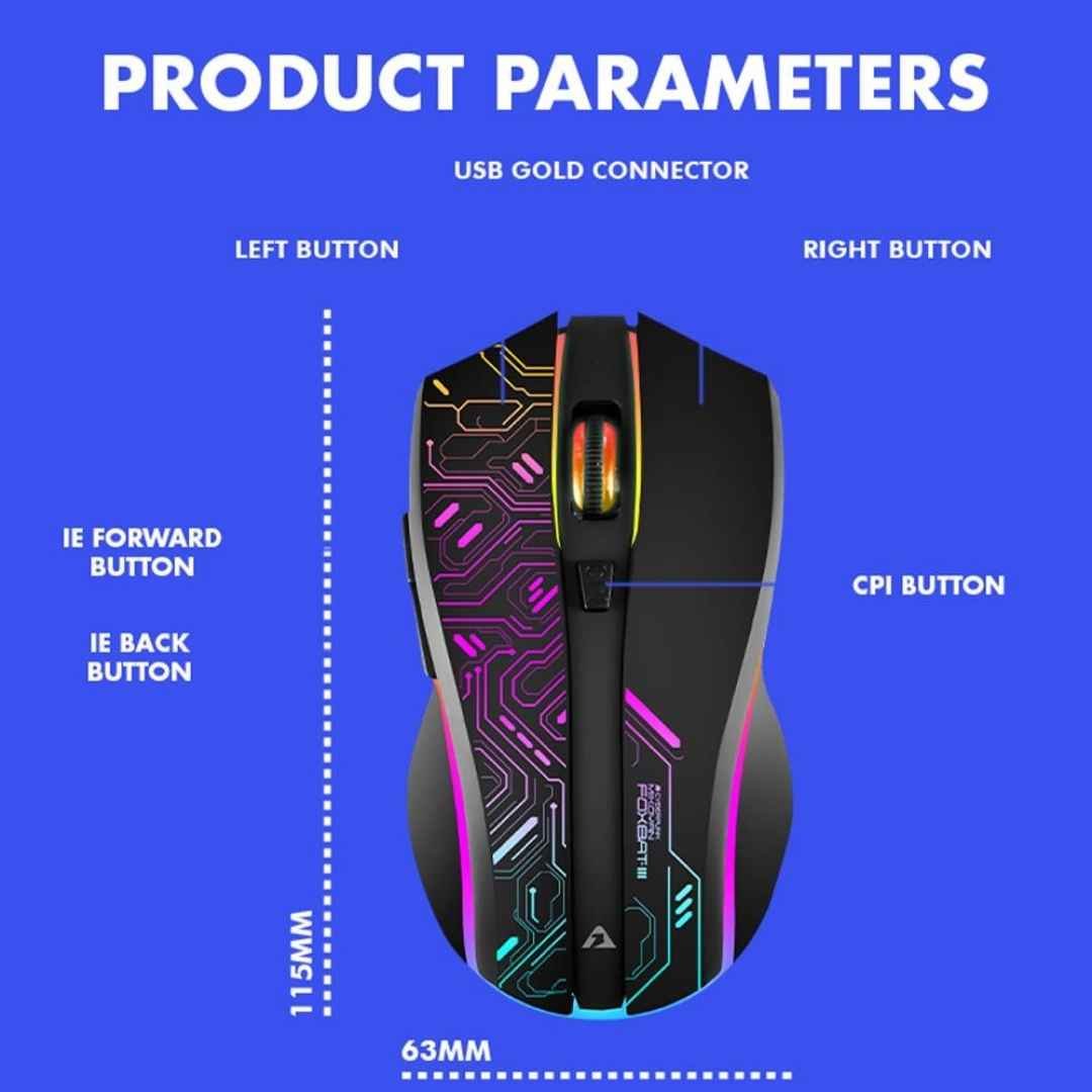 Armaggeddon Mikoyan Foxbat 3 Wireless Gaming Mouse 18 Armaggeddon Mikoyan Foxbat 3 Gaming Mouse