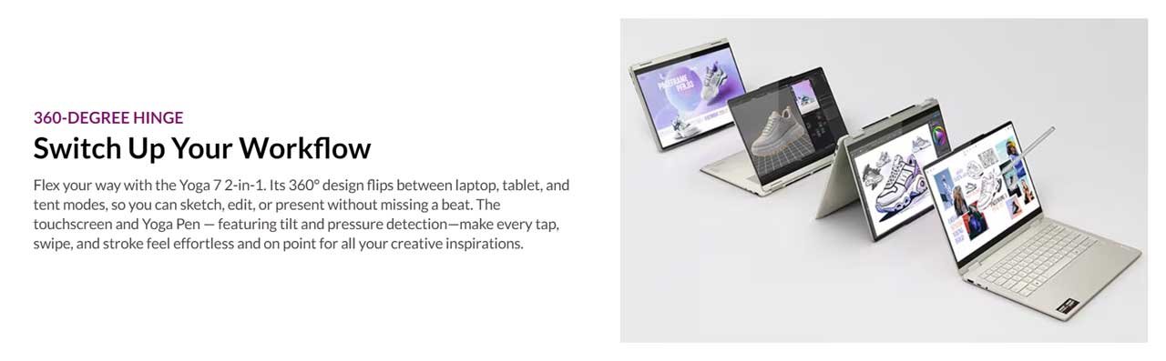 Lenovo Yoga 7i 2-in-1 Ryzen AI 7 350