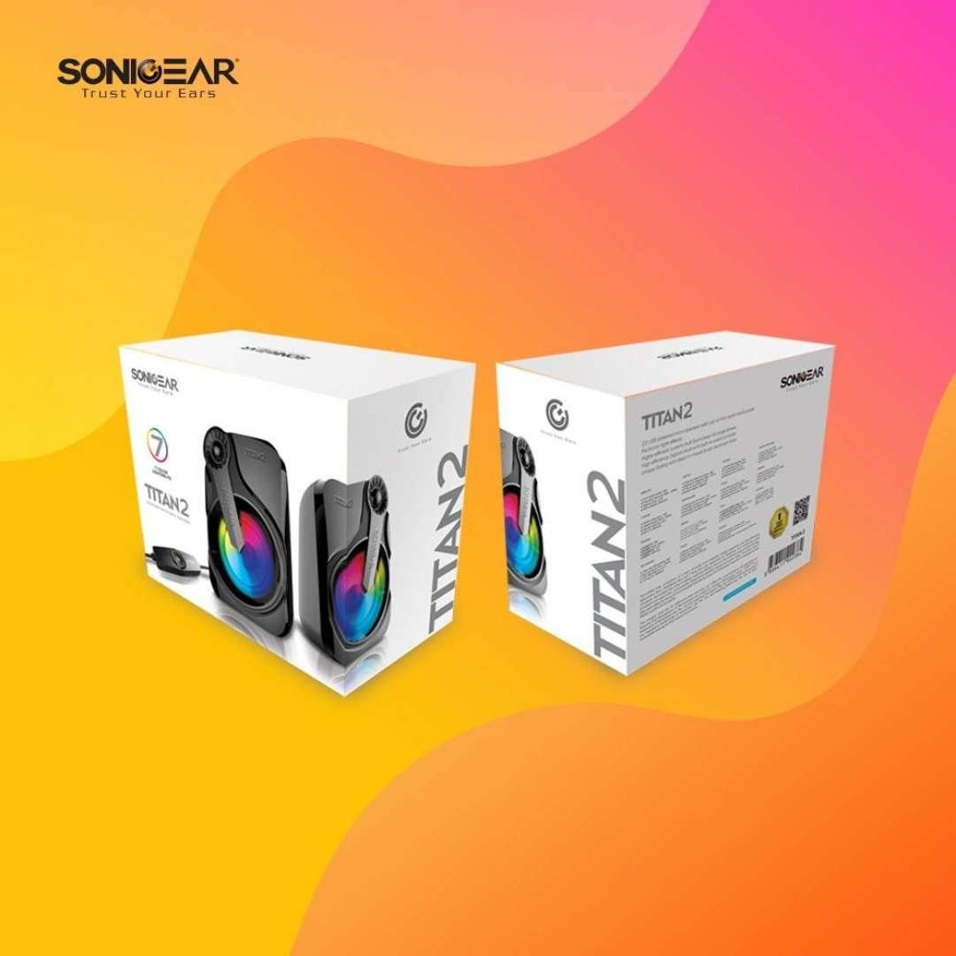 SonicGear "TITAN 2" 7 Colour Lightening FX Speaker 6 sonicgear titan2 speaker price in nepal