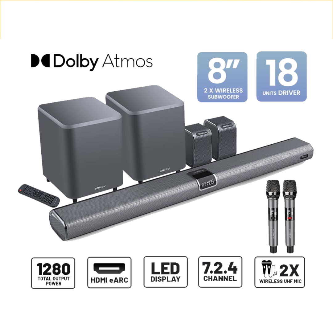 SonicGear StudioBar 9000 Dolby Atmos Speaker 1 SonicGear StudioBar 9000 Dolby Atmos Speaker