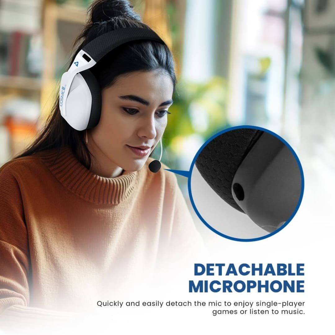 Armaggeddon Cosmic 3 Lite Headphone - Tri Mode Connectivity - Black 4 Armaggeddon Cosmic 3 Lite Headphone in Nepal