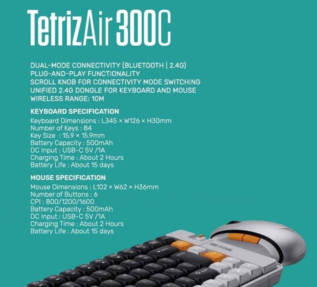 Alcatroz Tetriz Air 300 Keyboard