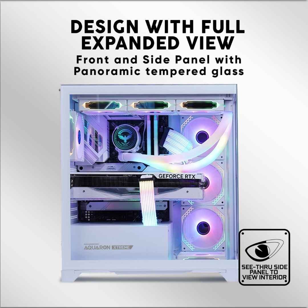 Armaggeddon Aquaron Xtreme E-ATX Gaming PC Case- Ultra Cooling Fish Tank Design 4 Armaggeddon Aquaron Xtreme Chassis
