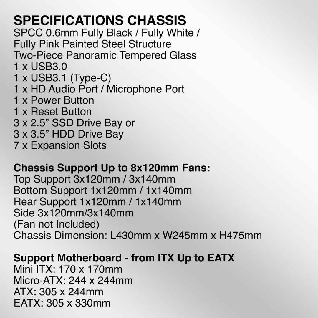 Armaggeddon Aquaron Xtreme E-ATX Gaming PC Case- Ultra Cooling Fish Tank Design 7 Armaggeddon Aquaron Xtreme Chassis