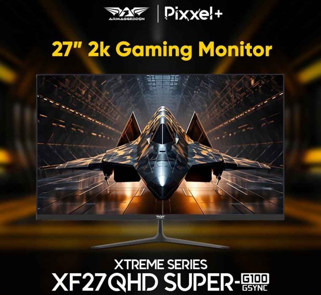 Armaggeddon XF27HD PIXXEL+ Xtreme Gaming Monitor - 27" QHD ( 2560 x 1440 ) Resolution - 100Hz Refresh Rate - Borderless Design 7 Armaggeddon XF27HD Super G-100 Monitor