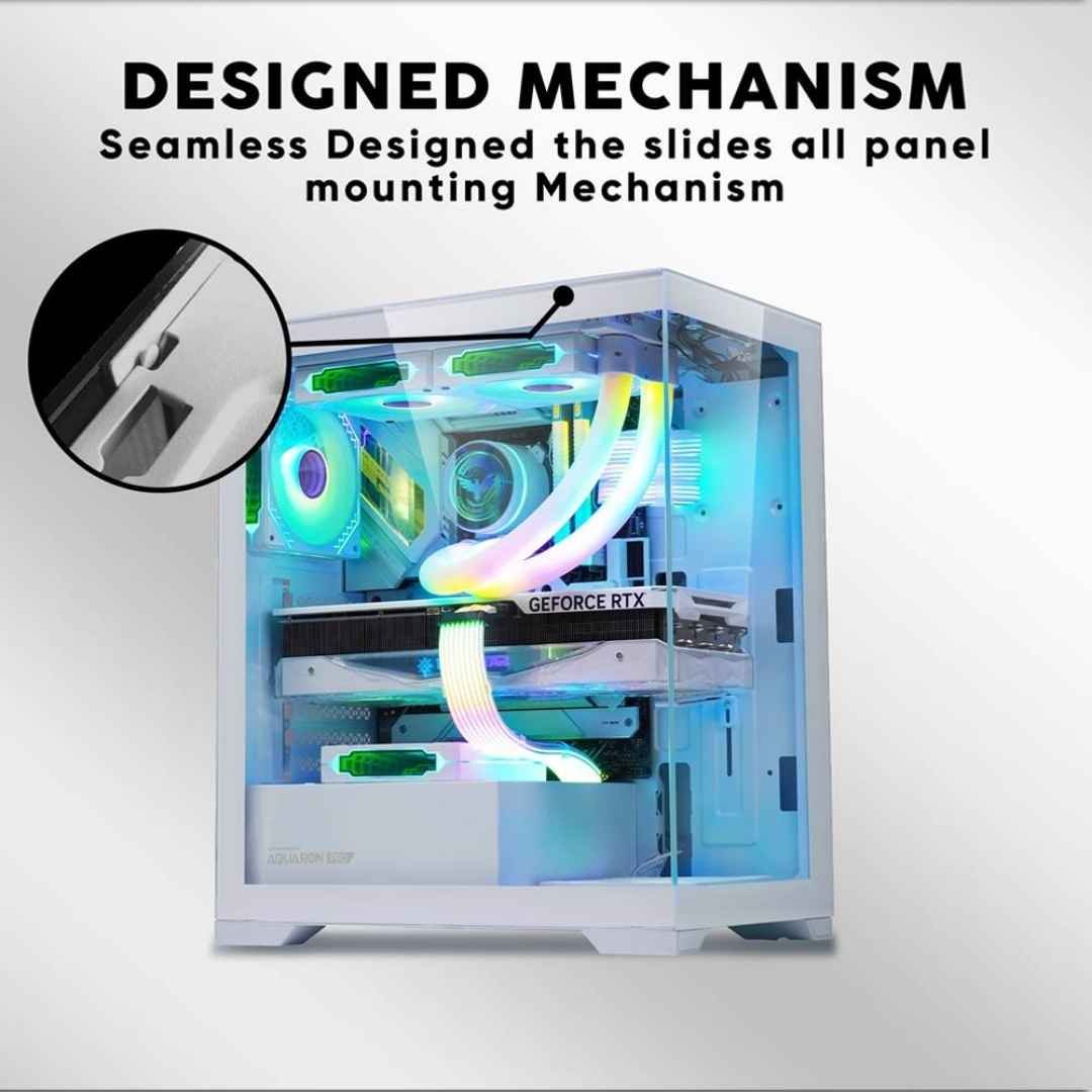 Armaggeddon Aquaron Pro ATX Gaming PC Case - Black 6 Armaggeddon Aquaron Pro Chassis