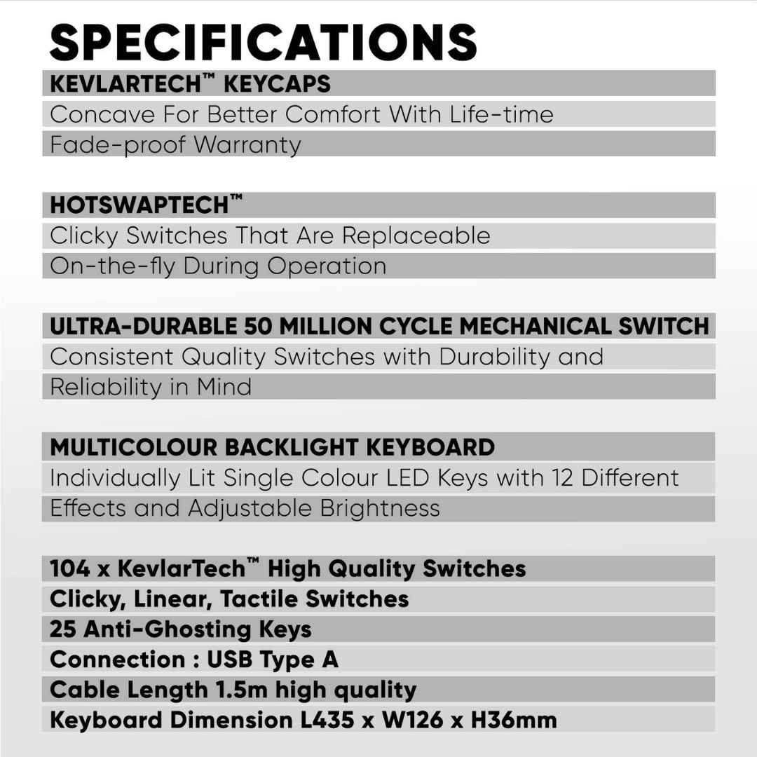 Armaggeddon MKA 7C Gaming Keyboard