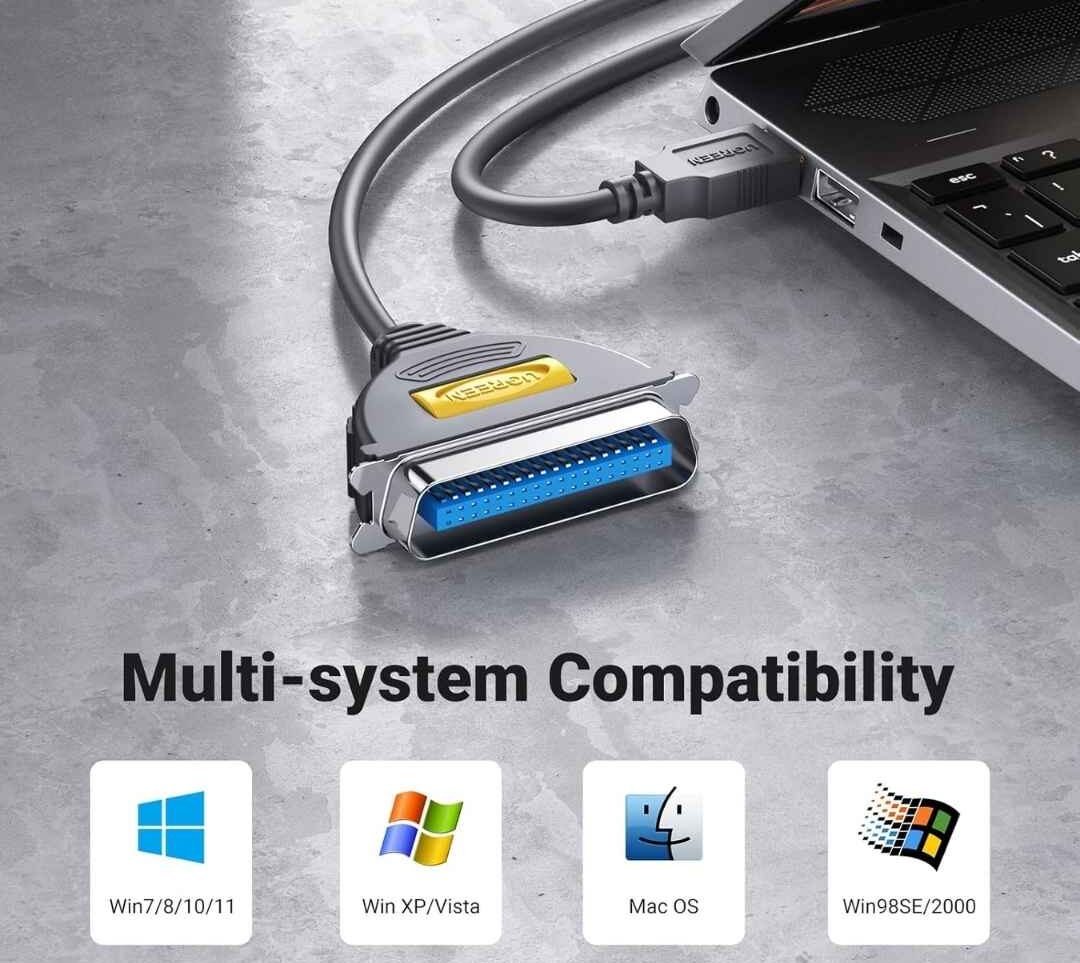 UGREEN 2 Mtr USB 2.0 A To CN36IEEE1284 price nepal