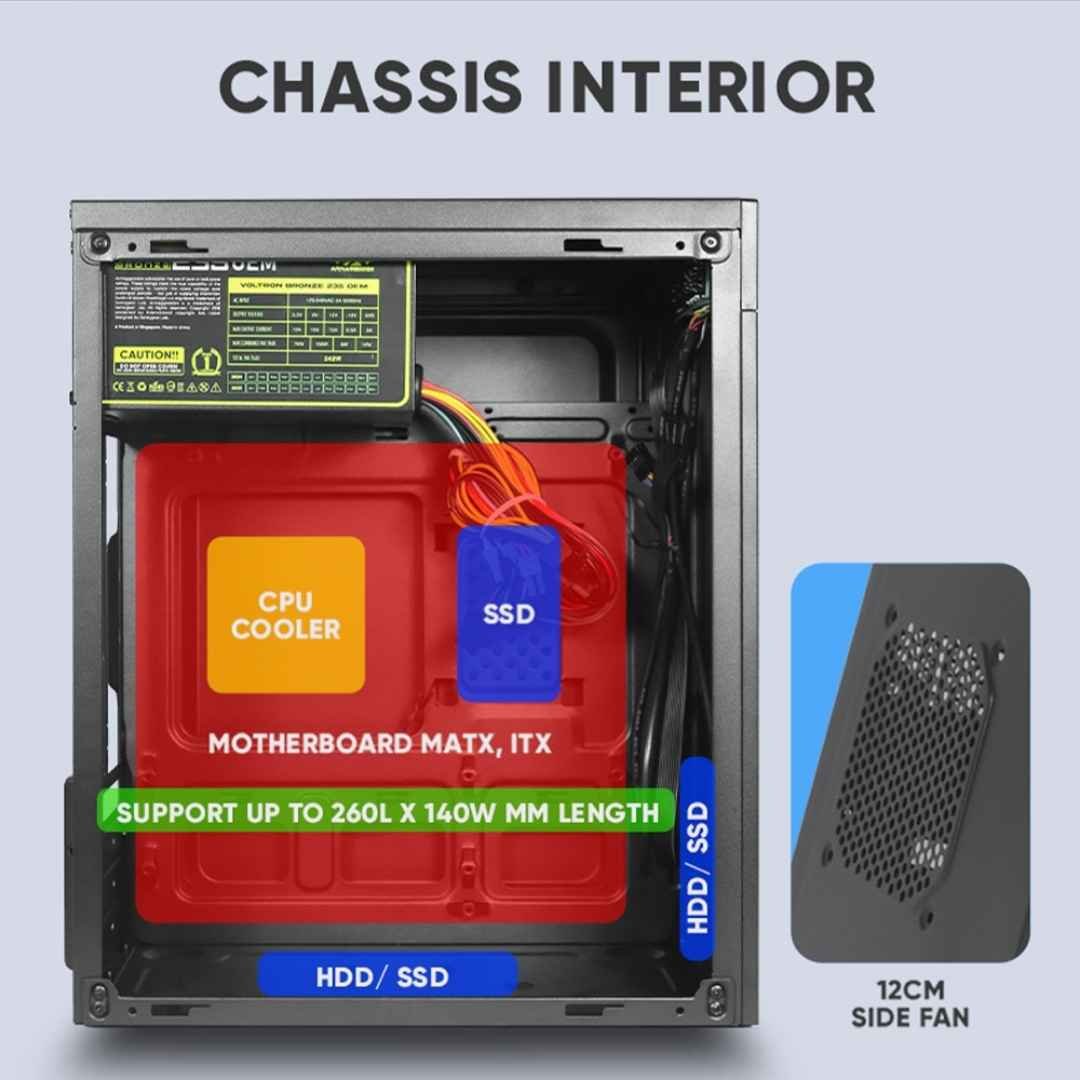 Alcatroz Azzura Millenia M200 PC Case 4 Alcatroz Azzura Millenia M200 Chasis