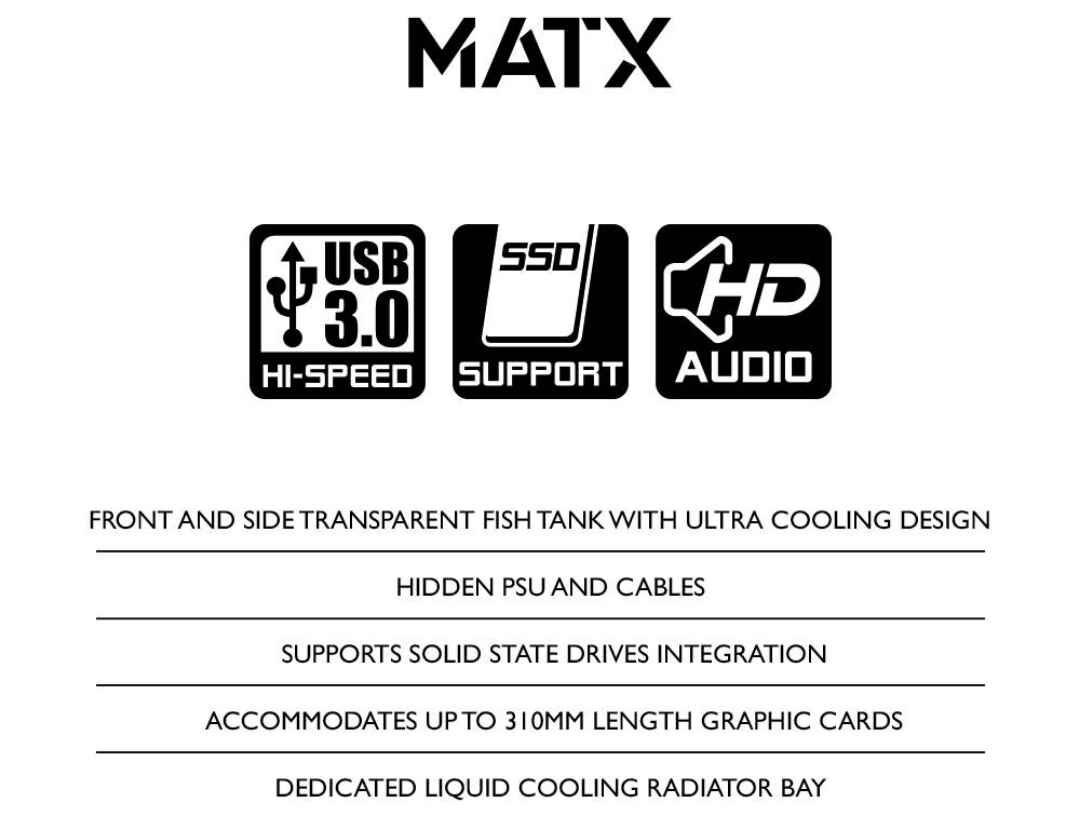 Armaggeddon Aquaron PC Chassis Armaggeddon Aquaron ATX Gaming PC Case in Nepal