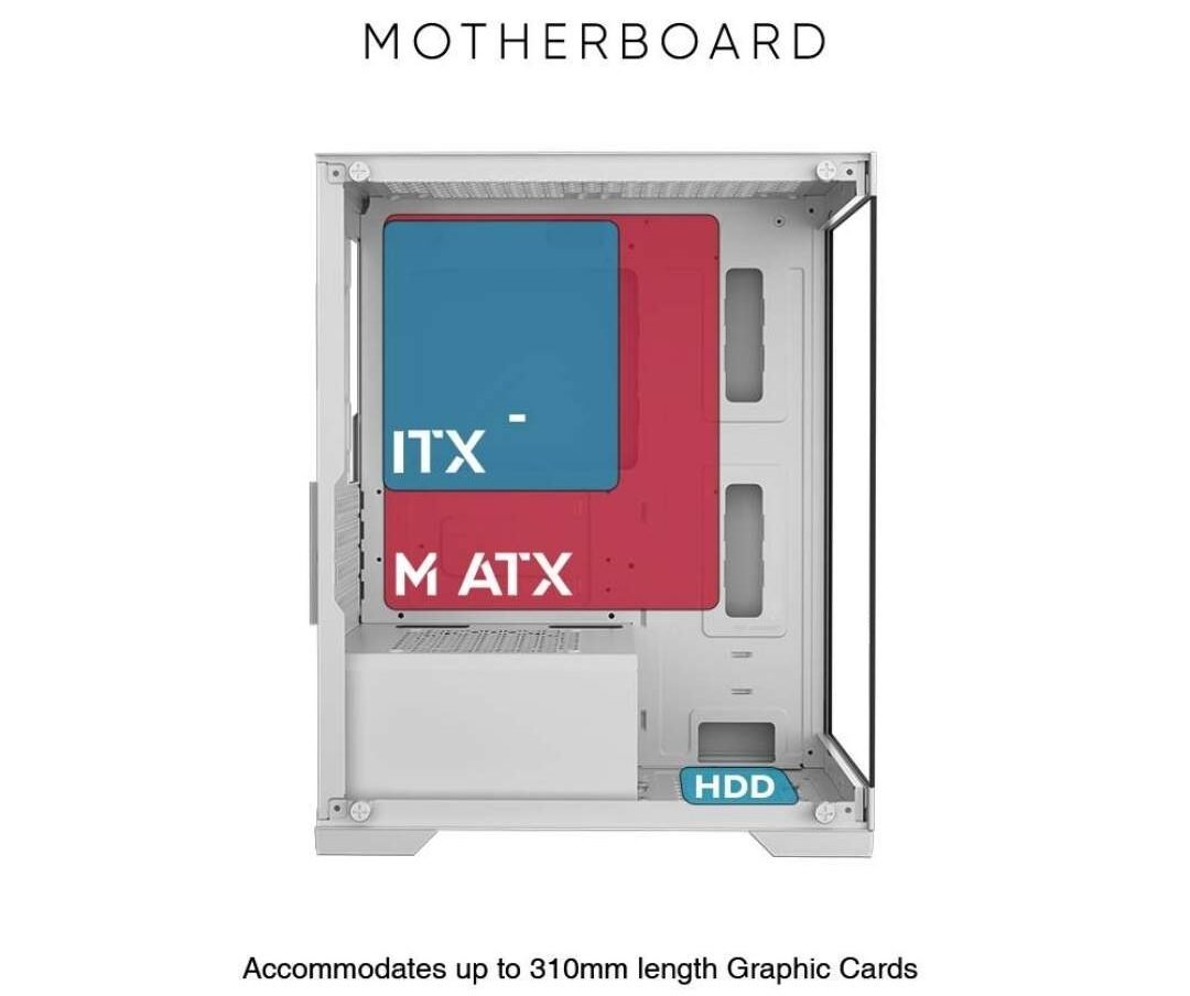 Armaggeddon Aquaron ATX Gaming PC Case β Black 9 Armaggeddon Aquaron ATX Gaming PC Case in Nepal