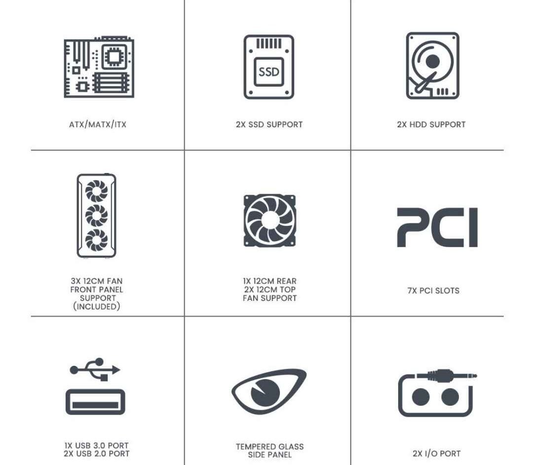 Armaggeddon Tritron 1 PC Chassis