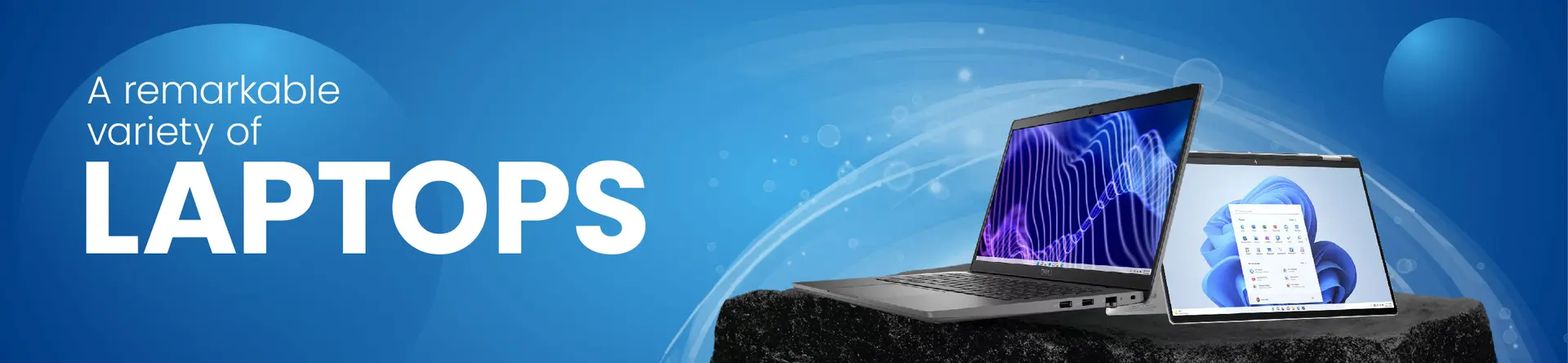 A remarkable variety of laptops at Computer Planet