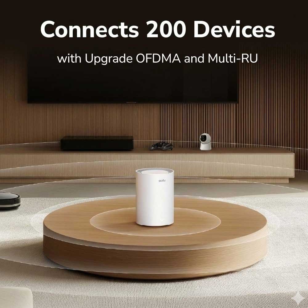 Cudy Dual Band BE3600 WiFi 7 Wi-Fi Mesh System, 3.6 Gbps 160 Mhz, Coverage up to 2500 Sq.ft, 3 Gigabit Ports, Multi-VPN Compatible, Cudy APP Control(M3600 1-Pack) 8 Cudy Dual Band BE3600 WiFi 7 Wi-Fi Mesh System, 3.6 Gbps 160 Mhz, Coverage up to 2500 Sq.ft, 3 Gigabit Ports, Multi-VPN Compatible, Cudy APP Control(M3600 1-Pack) - Image 8