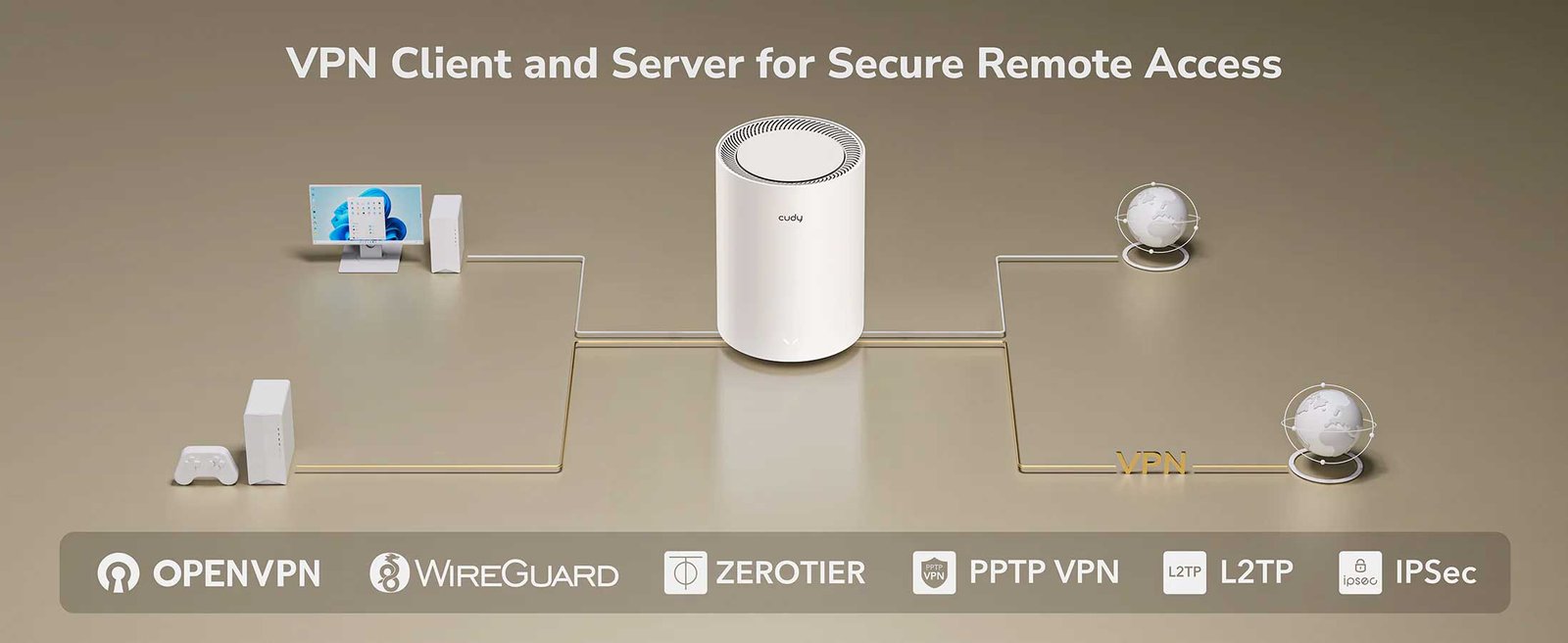 Cudy M3600 BE3600 Dual Band Mesh Wi Fi 7 System Nepal banner8