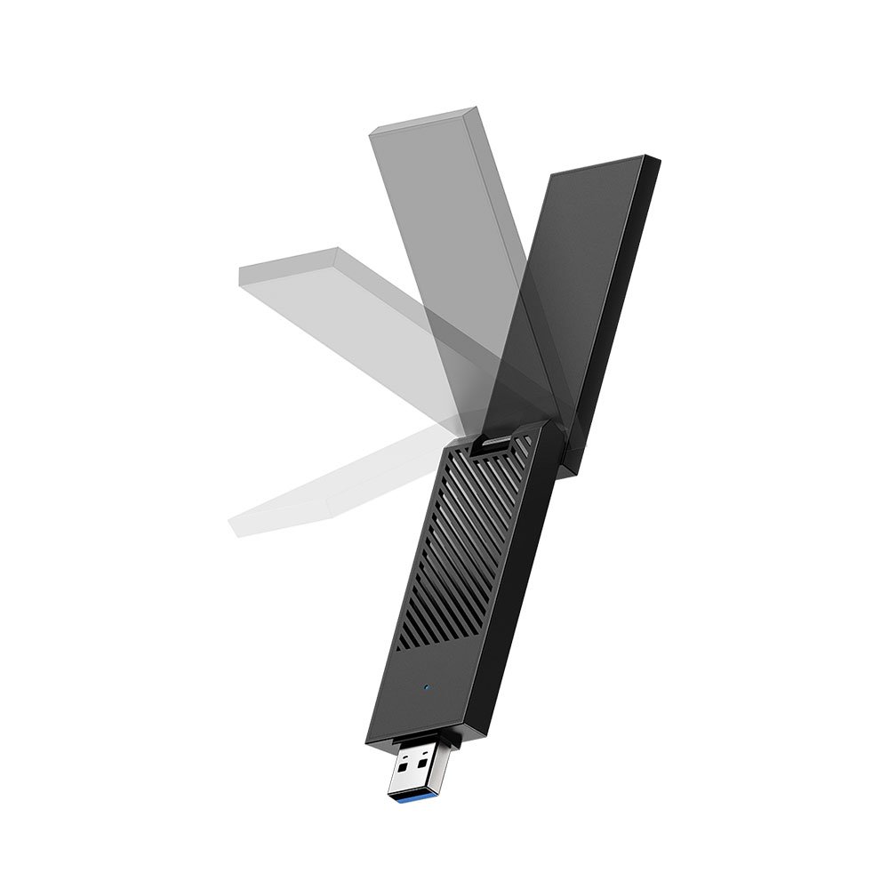 Cudy WU5400 Tri Band WiFi 6E USB Adapter for Desktop PC, Supports Windows 11/10, High Gain Antennas, 6GHz, 1024-QAM, 160MHz, WPA3 4 Cudy WU5400 Tri Band WiFi 6E USB Adapter for Desktop PC, Supports Windows 11/10, High Gain Antennas, 6GHz, 1024-QAM, 160MHz, WPA3 - Image 4