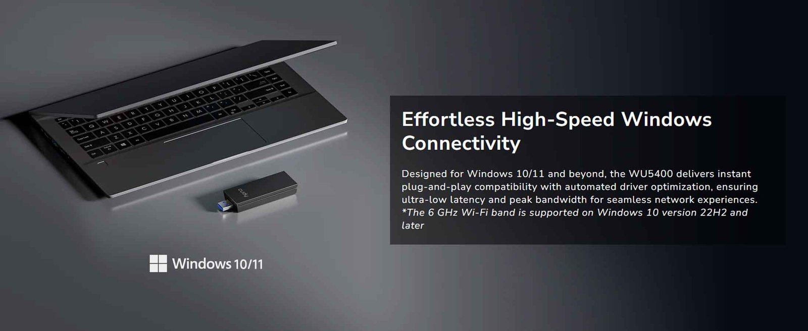 Cudy WU5400 Tri Band WiFi 6E USB Adapter for Desktop PC, Supports Windows 11/10, High Gain Antennas, 6GHz, 1024-QAM, 160MHz, WPA3 20 cudy wu5400 wifi 6e usb adapter nepal b8